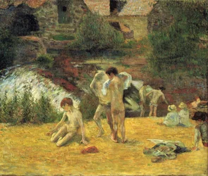 Breton Boys Bathing